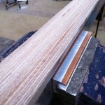 The lines of thy plywood really help in getting a regular shape. It's like painting with a rasp.